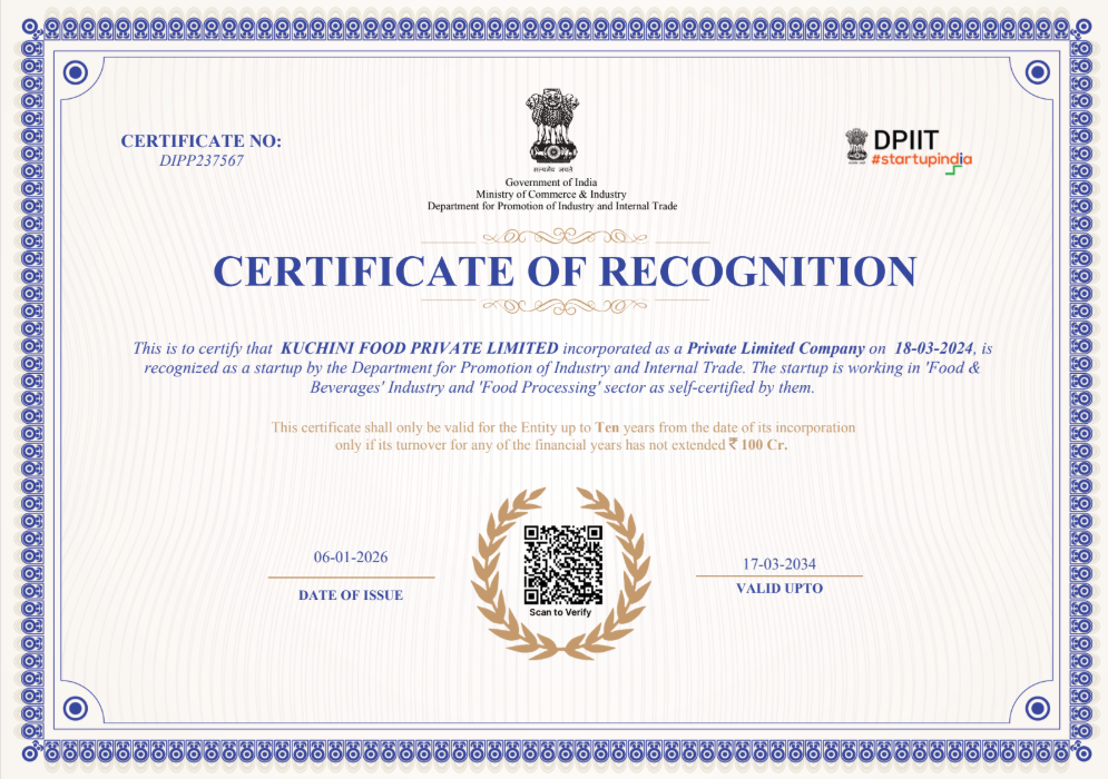 DPIIT Certificate